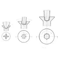 Würth - Bit AW E 6,3 (1/4) - AW-bit x 5 st -