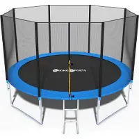 Viking Choice Trampoline Blauw 366 cm - Inclusief Veiligheidsnet & Ladder