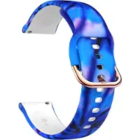 Strap-it Smartwatch bandje 20mm - siliconen bandje aurora print geschikt voor Polar Ignite / Ignite 2 / Ignite 3/ Unite / Pacer - Huawei Watch GT 2 42mm / GT 3 42mm / GT 3 Pro 43mm