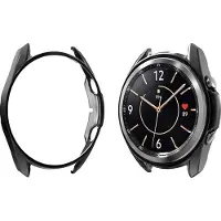 Strap-it TPU case - zwart bescherm hoesje geschikt voor Samsung Galaxy Watch 3 41mm - zwarte beschermhoes voor Galaxy Watch 3 41mm