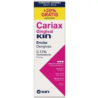 Kin Mondspoeling - - Cariax Gingiële Spoeling - 500Ml+100Ml Gratis - Zonder parabenen - Volwassen - Gemengd