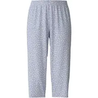 Calida Pyjamabroek duifblauw / wit