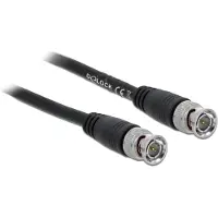 DeLOCK BNC kabel | RG59 | 75 Ohm | koper | zwart | 2 meter