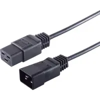 S-Impuls C19 - C20 stroomkabel voor UPS/PDU | 3x 1,50mm | zwart | 5 meter