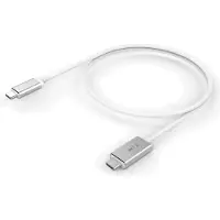 LMP Connectique Câble & adaptateur USB / FireWire Câble de charge magnétique USB-C vers USB-C 1,8 m argent