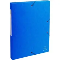 OfficeTown Exacompta elastobox Exabox blauw, rug van 2,5 cm