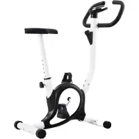 vidaXL Hometrainer met bandweerstand zwart