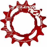Elevn Aluminium Tandwiel Shimano Rood