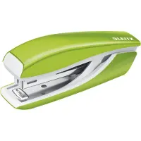 Leitz WOW Mini Nietmachine - Capaciteit Van 10 Vel - Inclusief Nietjes - Voor Kantoor En Thuiswerken - Ideaal Voor Thuiskantoor - Groen