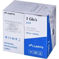 Lanberg Ethernet LAN-kabel - - LCU6-10CC-0305-BK - Zwart - 305m
