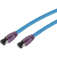 S-Conn Premium S/FTP CAT8.1 40 Gigabit netwerkkabel / blauw - LSZH - 7,5 meter