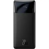 Baseus Powerbank Bipow 20000mAh, 2xUSB, USB-C, 15W (wit) (20000 mAh, 20 W, 74 Wh), Powerbank, Wit