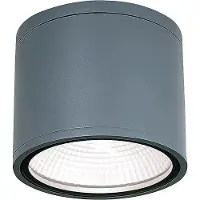 Orion LED plafondspot Sputnik voor buiten Ø 14,5 cm, alu / grijs / zink, Aluminium, Modern, LED plafondlamp
