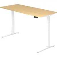 Hjh OFFICE PRO XBHM 19 WW - Esdoorn 180 x 80 Tafelhoogte I Elektrisch in hoogte verstelbaar