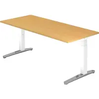 Hjh OFFICE PRO XTRA XB 19 WC - Beuken 180 x 80 Tafelhoogte I In hoogte verstelbaar