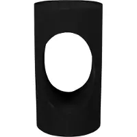 Dutchbone Bijzettafel Sai | metaal zwart 30x30x56 cm bijzettafels | NADUVI