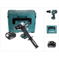Makita DDF 458 G1J Accuboormachine 18 V 91 Nm + 1x accu 6.0 Ah + Makpac - zonder lader