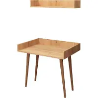 Skye Decor , Harmony, bureau, eikenhout, 100% melaminecoating, 90 x 20 x 10 cm