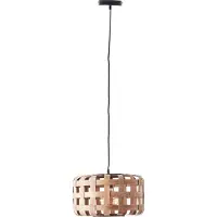 Brilliant Woodline - Hanglamp - E27 max 1x60W - Natuur/Zwart