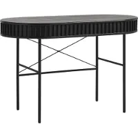 Håum Bureau Siena eiken 120x60 cm - zwart