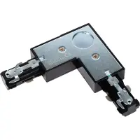 Lucide L-koppelstuk Links Track Zwart