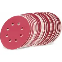 Tooltech Schuurschijvenset 125 mm Klittenband – 50 Delig K40/K60/K80/K120/K180 –