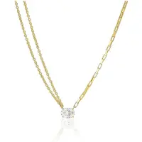 Sif Jakobs - Dames - 18 karaat gouden plating - Ketting - Goud - 8 CM