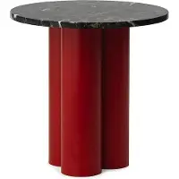Normann Copenhagen Bijzettafel Dit Table Bright Red Portoro Gold