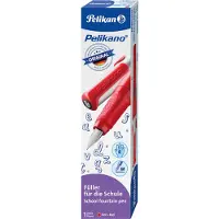 Pelikan vulpen Pelikano Original - Rechtshandig - Rood