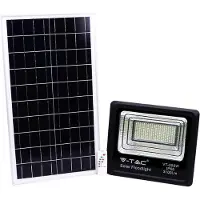 V-TAC VT-200W Schijnwerpers op zonne-energie - 40W - Zwart - IP65 - 3100 Lumen - 6000K