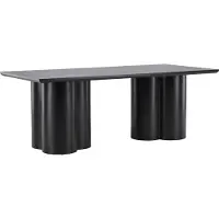 Venture Home Olivia eetkamertafel 100x210 cm zwart.