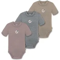 Normani Rompertje/body donkerbeige / smoky blue / mauve