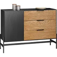 SoBuy Buffet Bas 1 Porte 3 Tiroirs 114x40x83 cm