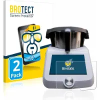 BROTECT - Screenprotector voor SilverCrest Monsieur Cuisine Smart - Folie Beschermfolie transparant 2 Stuks