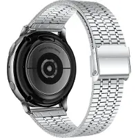 Strap-it Luxe stalen RVS bandje - geschikt voor Polar Grit X / Grit X Pro / Vantage M / M2 / M3 / V3 - zilver