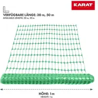 Floordirekt Afsluiting Chester, gaas: 10x4 cm, hoogte: 100 cm, lengte: 30 meter, kleur: groen