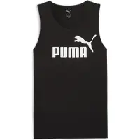 Puma Ess No. 1 Logo Mouwloos T-shirt Zwart XS