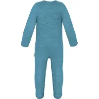 Normani Rompertje/body blauw / wit
