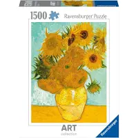 Ravensburger Puzzel - - De Zonnebloemen Van Gogh - 1500 stukjes - 80 x 60 cm - Getrouwe reproductie