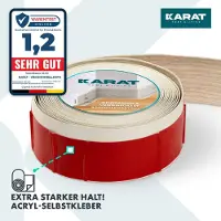 Karat Oslo Plint - Op maat Gezaagd & Zelfklevend - Stevig - Acryl - Eiken - 25 m