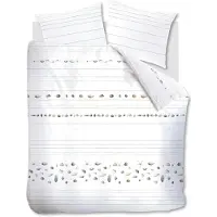 Marjolein bastin Dekbedovertrek Beach Naturel Katoen-240 x 200 / 220 cm | Lits-Jumeaux