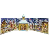 Richard Sellmer Verlag 3D-panorama adventskalender, Kapellenplatz, nostalgie uit 1956