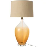 J-Line Tafellamp Glas Amber