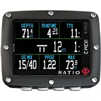 Ratio Ix3m2 Pro Dive Computer Zwart