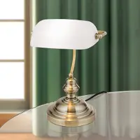 Orion Bureaulamp Onella, brons / oud-messing, Woon-/ Eetkamer, metaal, bureaulamp