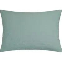 Vandyck Pure 68 G.Dyed Kussensloop (40x55) pearl blue
