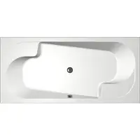 Xenz Parel inbouw bad 190x90 cm wit