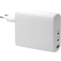 dbramante1928 re-charge | Wall Charger - USB-C 140 Watt + USB-C 100 Watt + USB-A 18 Watt - Wit