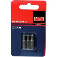 Bahco 3xbits tr7 25mm 1/4" standard | 59S/TR7-3P