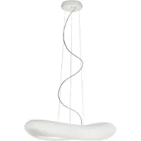 Stilnovo Hanglampe , Mr. Magoo, dimbare, Wit, Woonkamer, Kunststof, Designer